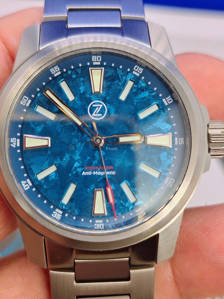 ZELOS AURORA TITANIUM FIELD MOSAIC MOP (REF. 9039) – CALIBRE MIYOTA 9039 (SÉRIE LIMITADA 091/150)