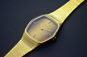 Tissot Vintage TV Screen Hexagonal Anos 70 - Dial Brown Fumé - Corda Manual